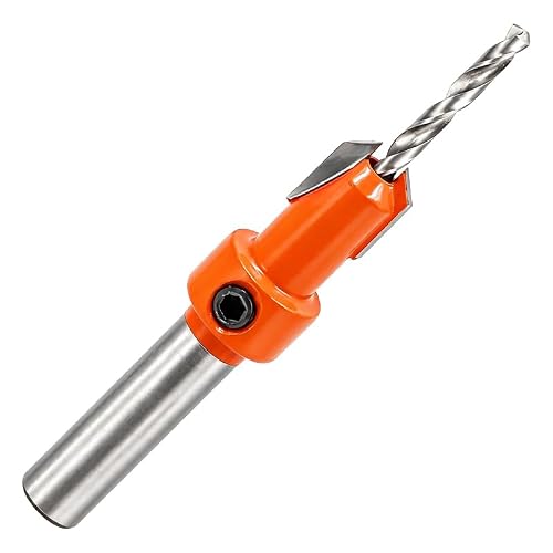 Image of Countersink Drill Bit, HSS Tapered Drill Bit for Wood Plastic Chamfer Drilling - 10mm Quick Change Bit