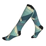 HETPLKD Mountains Compression Socks For Women Men...