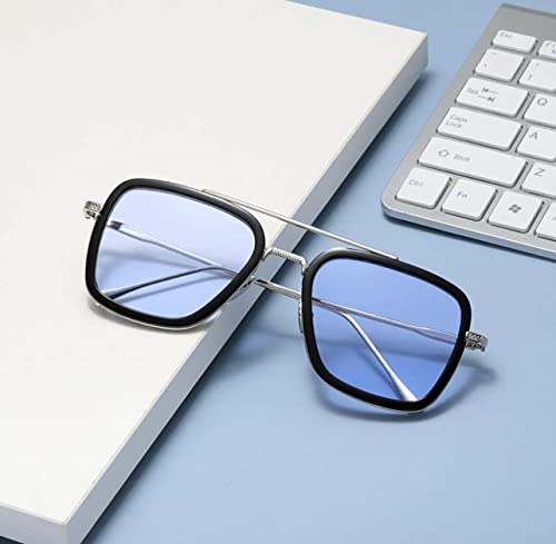 Image of ARICKS Tony Stark Style Blue Light Blocking Glasses for Men Women, Iron Man and Spider-Man Computer Gaming Glasses by Computer /Tablet /Laptop /Mobile