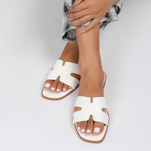 Image of Stratuxx Kaze Women's Open Toe Flat Dress Slide Sandals