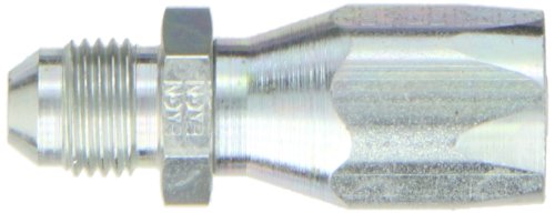 Image of EATON Weatherhead 24705N-505 Male Rigid Fitting, SAE 37 Degree, AISI /SAE 12L14 Carbon Steel, 1 /4 inch Hose ID, 5 /16 inch Tube Size