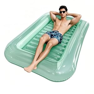 Generic Aufblasbare Pool-Liege mit Kopfstütze