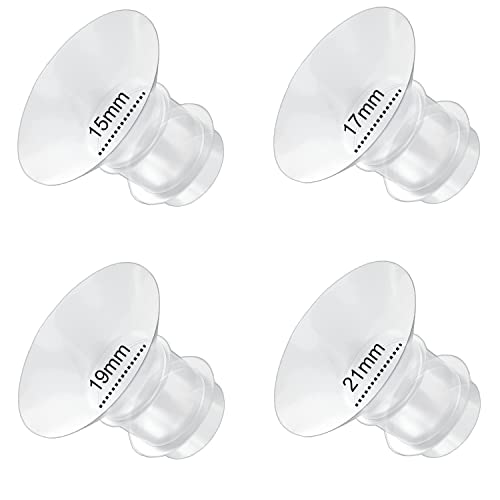 Image of Flange Inserts Compatible with Momcozy S12 Pro/S9 Pro /M5/M9/Medela/TSRETE Wearable Breast Pump,Suitable Spectra S1/S2, Reduce 24mm Shield/Flange Nipple Tunnel Down to 15/17/19/21mm