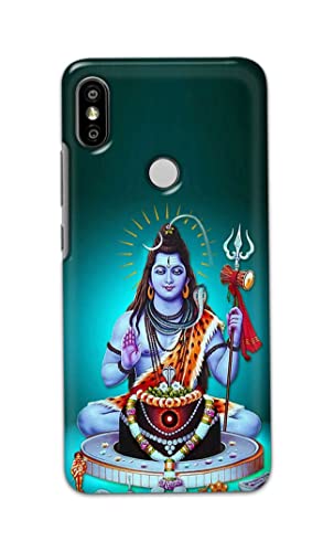 Image of Printed Hard Back Cover Case for Mi Redmi Y2 Back Cover (Lord Shiva) -1803