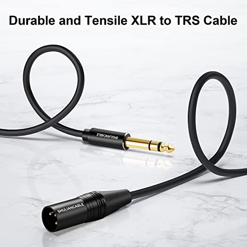 SHULIANCABLE XLR to Jack 6.35 mm, 3-Pin XLR Cable Connection Cable Patch Cable Male to Male for Mixer Microphones, DJ - Image 4