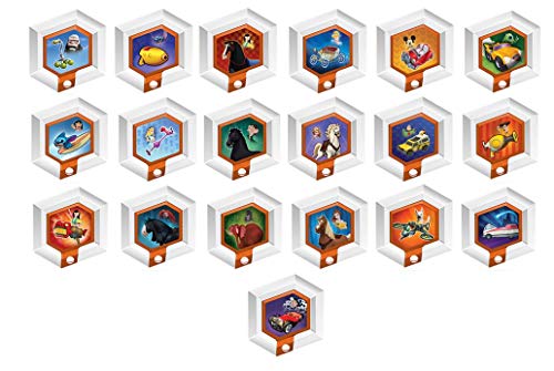 Disney Infinity Original 1.0 Power Disc Series - Complete Toy Hexagonal Power Discs