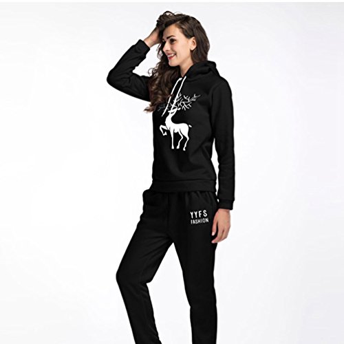 YiLianDa Donne Tuta da Ginnastica Manica Lunga