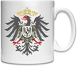 330 ml Deutschland Wappen weiß Keramik Tasse weiß