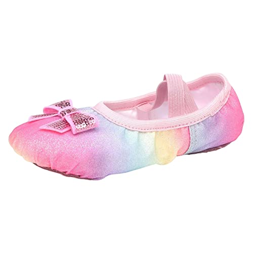 sfdgfhyf Kids Sneaker Children Shoes 2 to 12 Years Dance Shoes Warm Dance Ballet Performance Indoor Shoes Yoga Dance