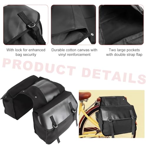 image for Ohleats Large Capacity Motorcycle Side Panniers, Durable & Foldable Ca
