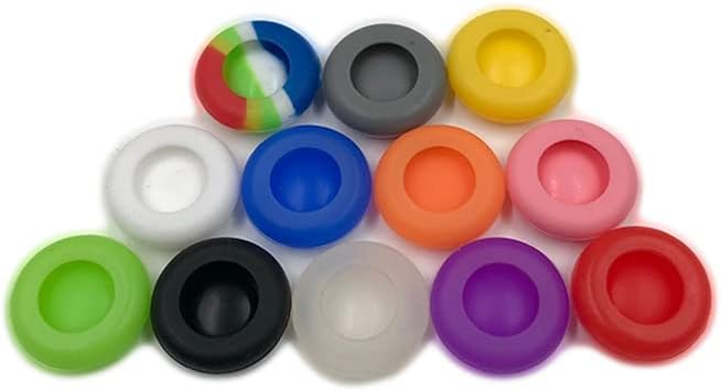 YANHAO [Video Game Parts] 20 PCS Joystick Caps Silicone Analog Thumb Stick Grip Controller Thumbstick Cap Cover Key Protector for Ps3 PS4 for Xbox ONE [Replace] (Color : RED)