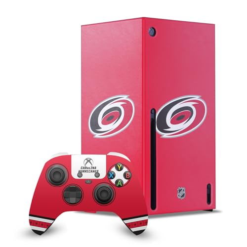 Skin Xbox Series X NHL Hurricanes anti-rayure pour console de jeu