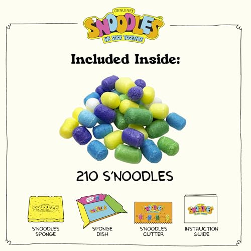 Image of Schylling S'Noodles - Creative Building Craft Kit - Just Add Water - Ages 4 and Up - One Kit