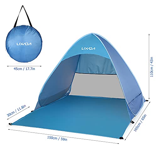 Barraca de praia, Yuwao Automática Pop Up Barraca de Praia Leve Proteção UV ao Ar Livre Camping Tend