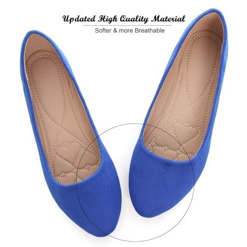 Image of SAILING LU Casual Shoes for Women Dressy Ballet Flats | Comfort Fit, Work Shoes,Casual for Women, Slip-Ons Loafers