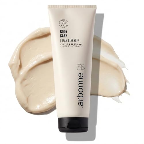 BodyCare Cream Cleanser – Luxurious Moisturizing Body Wash with Botanical Oils, Oat Kernel Extract, Aloe, and Shea Butter for Soft, Radiant Skin, 8 oz / 237 ml, by Arbonne