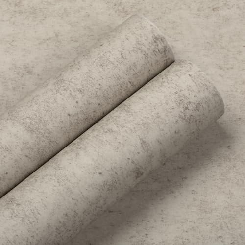 Hode Klebefolie Möbel Braun Grau 40X300cm, Möbelfolie Selbstklebend...