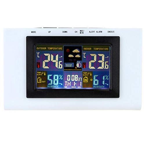 BNF®Wireless Weather Clock Thermometer Hygrometer Humidity LCD Display TS-H127G|Consumer Electronics|Gadgets & Other Electronics|Weather Meters-image-33