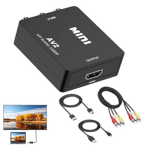 Adattatore Cavo AV - Video TV Cavo Cavo Convertitore E Audio Conviviale Di Costruzione Robusta AV A Di Com