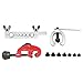 Double Flaring Tool Kit 7 Dies with Tubing Bender (Flare Tool) and Pipe Cutter (1/8” to 1-1/8” Inch / 3-30mm) For Automotive Brake Line Copper Brass Aluminum