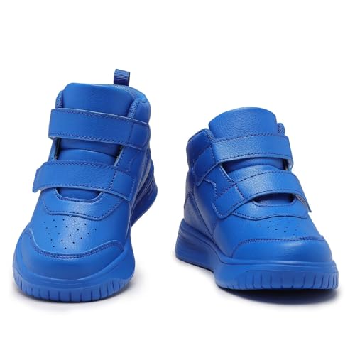 Image of Boys Girls Sneakers for Kids High Top Casual Lightweight Classic Adjustable Strap Dual Hook and Loops Running Shoes