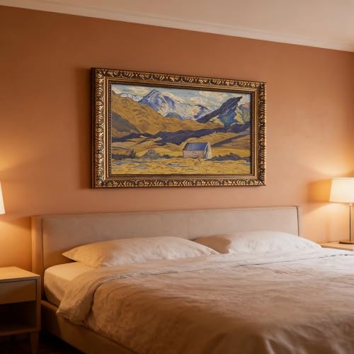 Paysage de montagne impression giclée Rita Angus toile décorative salon bureau - 7