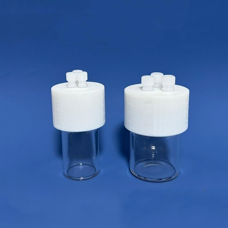 Celda electrolítica microsellada for sistemas electroquímicos de tres electrodos - Celda de vidrio personalizable(50ml)