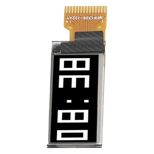 4pcs 4pin 0.91in e Modulo di Visualizzazione di Diodi a Emissione di Luce Organica con Interfaccia IIC per Elettronica Fai -da -te MRA071˜1 Display bianco