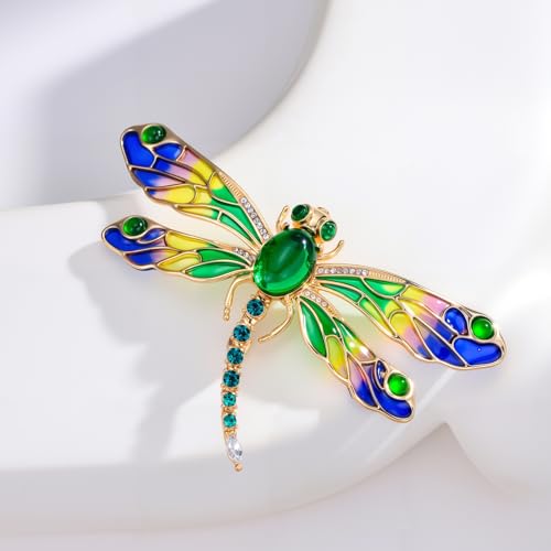 Image of Fashion Dragonfly Booch Pin Jewelry Gift for Women