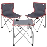 AKTIVE Set Camping Plegable, Bolsa de Transporte (63182)