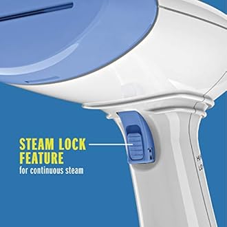 Conair ExtremeSteam Hand Held Fabric Steamer with Dual Heat; White