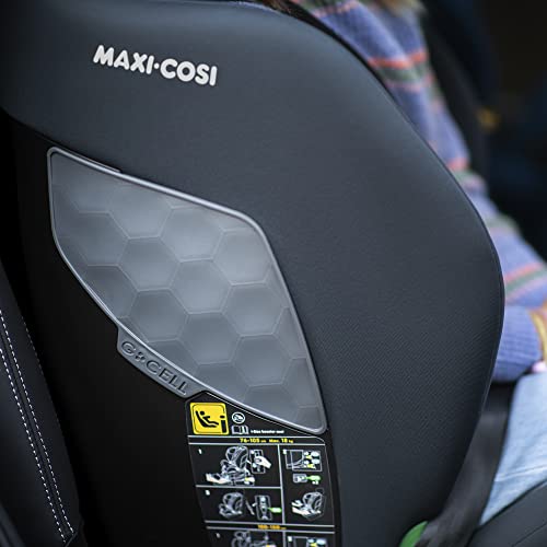 Maxi-Cosi Titan i-Size, Silla Coche Multiedad, 15 Meses-12 Años, 76-150 cm, Silla ISOFIX, Protección Frente a Impactos Laterales G-CELL, 5 Posiciones, Reposacabezas Ajustable, Basic Black