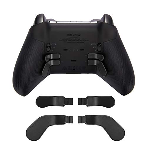 Marspell 4 Pcs Metal Paddles, Back Hair Trigger Locks Replacement Parts For Xbox One Elite Series 2 Controller/Elite Series 1 Controller/Elite 2 Core Controller cover