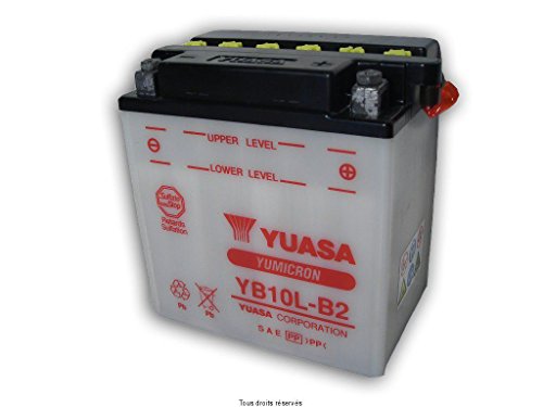 Batterie YUASA YB10L-B2 une conception robuste pour motards exigeants