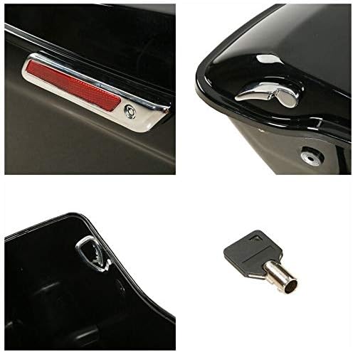 Miniatura 8 de TCMT Chopped Tour Trunk - Guardabarros trasero extendidos de 5 pulgadas para Harley 2014-2024 Trunk Road King Road Glide Street Glide Electra Glide