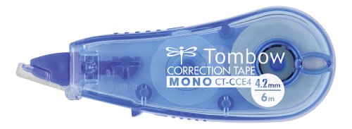 20 x Tombow Korrekturroller Mono CCE 4,2mmx6m transparent blau Blister