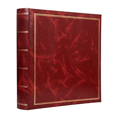 SASB Album Photo Marbré Bordeaux pour 600 photos 10x15 cm Cover