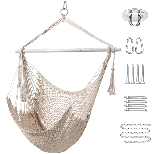 Lazy Daze Caribbean Hammock Chair with 40" Steel Bar