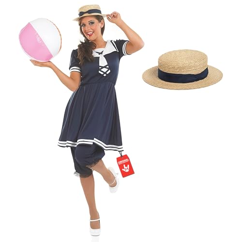 Fun Shack Damenkostüm Retro Badeanzug 20er...