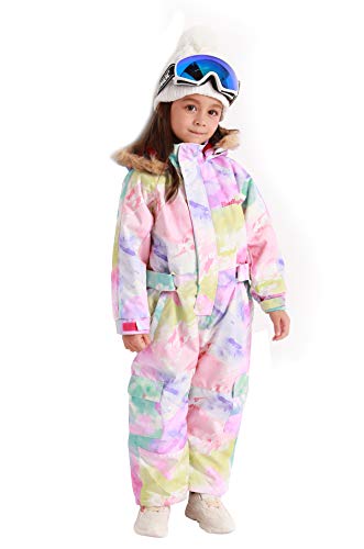 image for Bluemagic Big Kid's One Piece Snowsuits Ski Suits Waterproof Overalls 