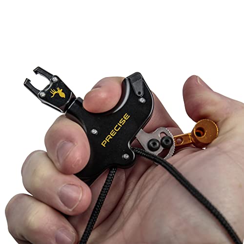 Trophy Ridge AFL1141T Precise Bow Archery Release - 4-Finger Design For Full Drawing Power, Torque-Free 360° Rotation, Smooth Release, Adjustable Thumb Trigger And Caliper Tension thumb #4