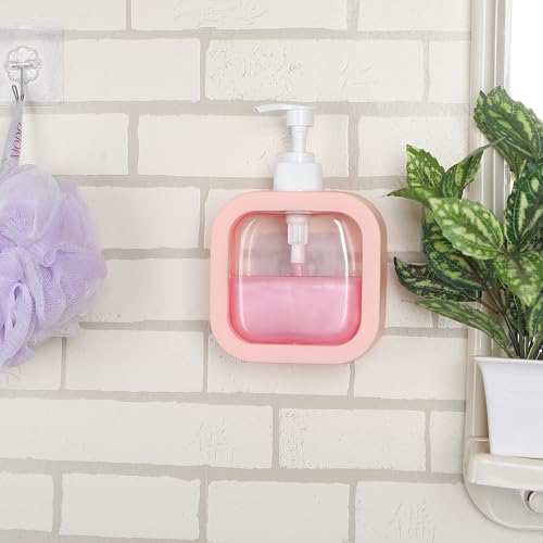 Image of Handwash Dispenser Bottle Soap Dispenser Liquid Soap Dispenser for Wash Basin Hand Wash Bottle for Home Dispenser for Bathroom Pump Bottle Dispenser Liquid Handwash Dispenser-Pink-2 PCS