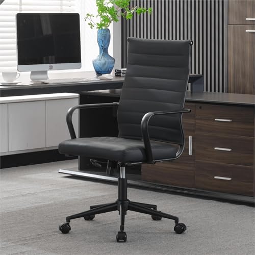 Okeysen Black Conference Table Chairs, Ergonomic Office Desk Chair with