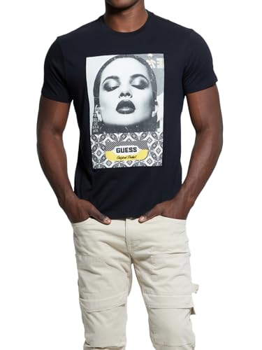 T-Shirt Collage Fille Homme GUESS fini les hauts sans forme