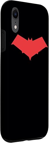 Vista 3 de Carcasa para iPhone XR, diseño de Batman, color rojo