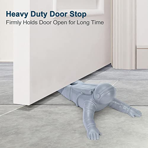 Door Stopper, Wedama 1 Pack Decorative Astronaut Doorstop, Upgraded Tpu Non-Slip Rubber Cute Man Door Stop, Fit For Gap Up To 1.37'', Flexible And Heavy Duty Door Holder For Home & Office Use #TOP5