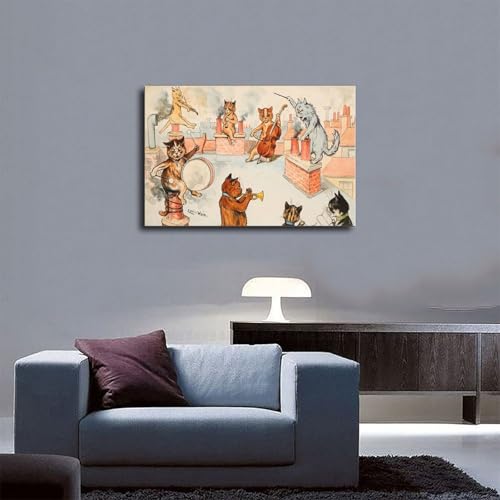 Impression de chat Louis Wain, le cadeau idéal pour amateurs d'art et félins - 5