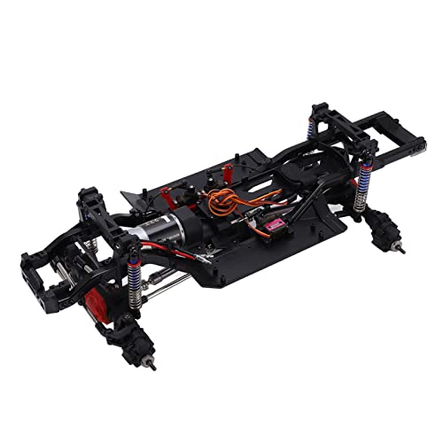 Transmission Chassis Frame, Differential Portal Axle Kit Nylon Micro Servo Speed Shock Absorption System For Traxxas 1/10 Rc Crawler Car Diy Upgrade Parts(Without Wheel) #TOP9