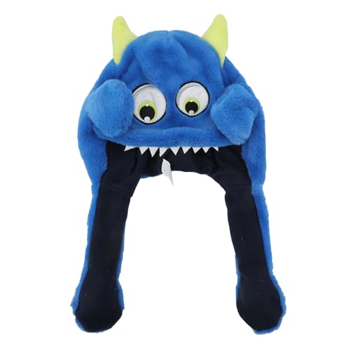 Bioworld Monster Face Youth Blue Hat With 3D Moveable Arms