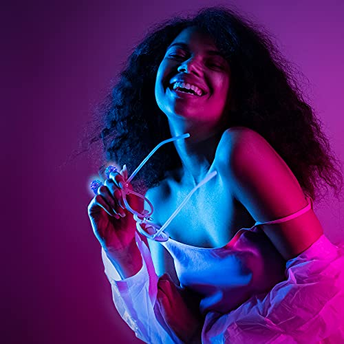 Fun Central - 12 Pack - Assorted Led Light Up Jelly Rings For Kids Party Favors, Weddings, Birthdays, Sensory Toys #TOP2